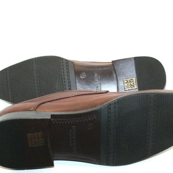 Bonafini Collection Men's Dress Shoes c-172 brown size 12 - Picture 9 of 12